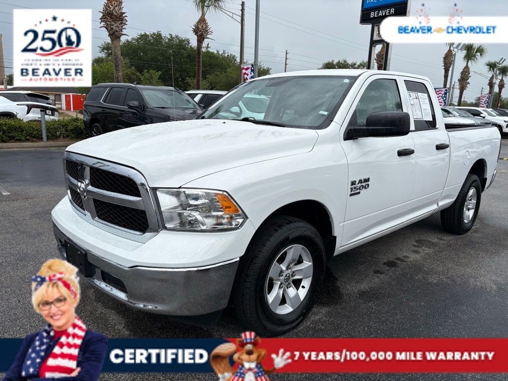 Bright White Clearcoat 2024 RAM 1500 Pickup Truck Four-Wheel Drive 8-Speed Automatic