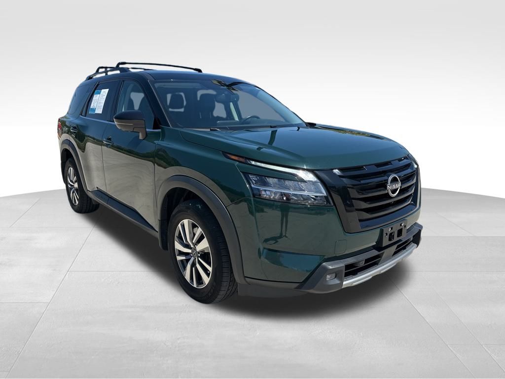 2022 Obsidian Green Pearl/Super Black Nissan Pathfinder SL 4X4 SUV