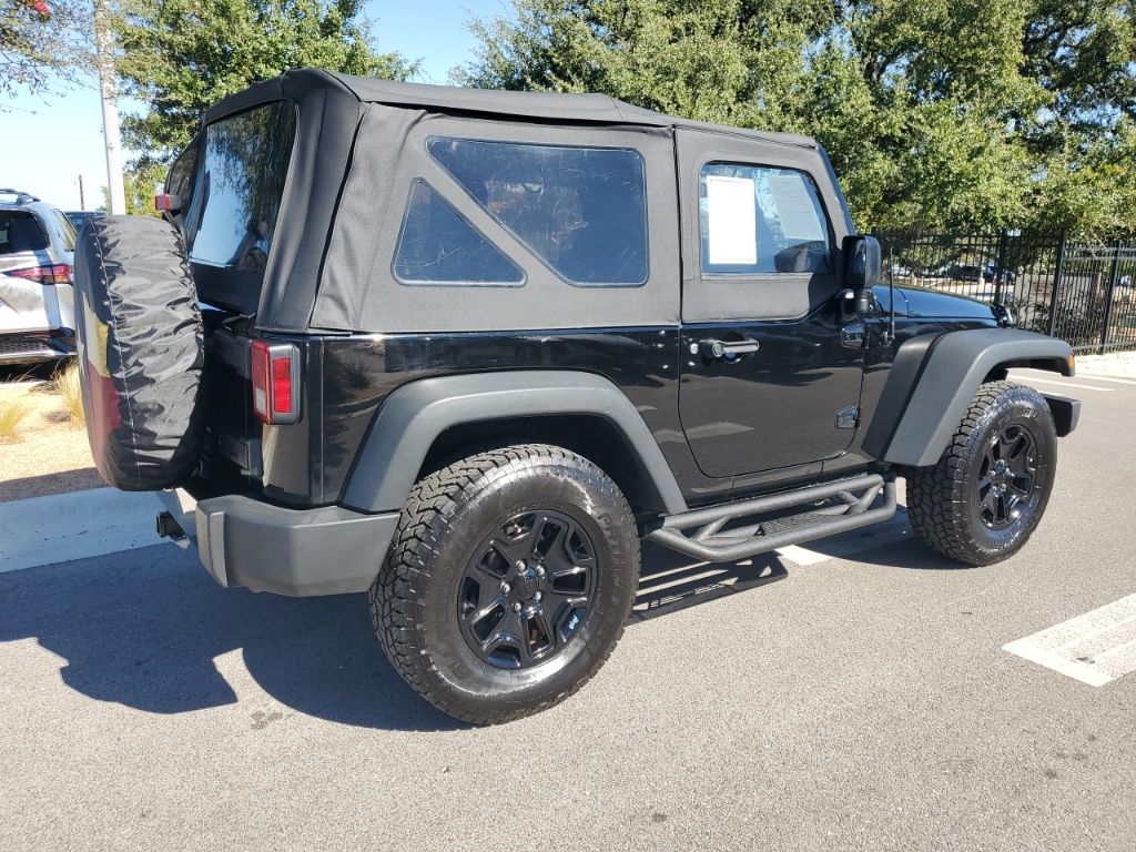 Used Car 2016 Jeep Wrangler  Willys Wheeler For Sale Under $25,000 In Austin, Texas