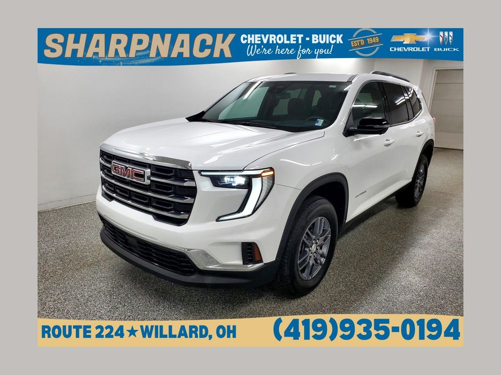 Summit White 2025 GMC Acadia Elevation FWD SUV / Crossover Front-Wheel Drive 8-Speed Automatic