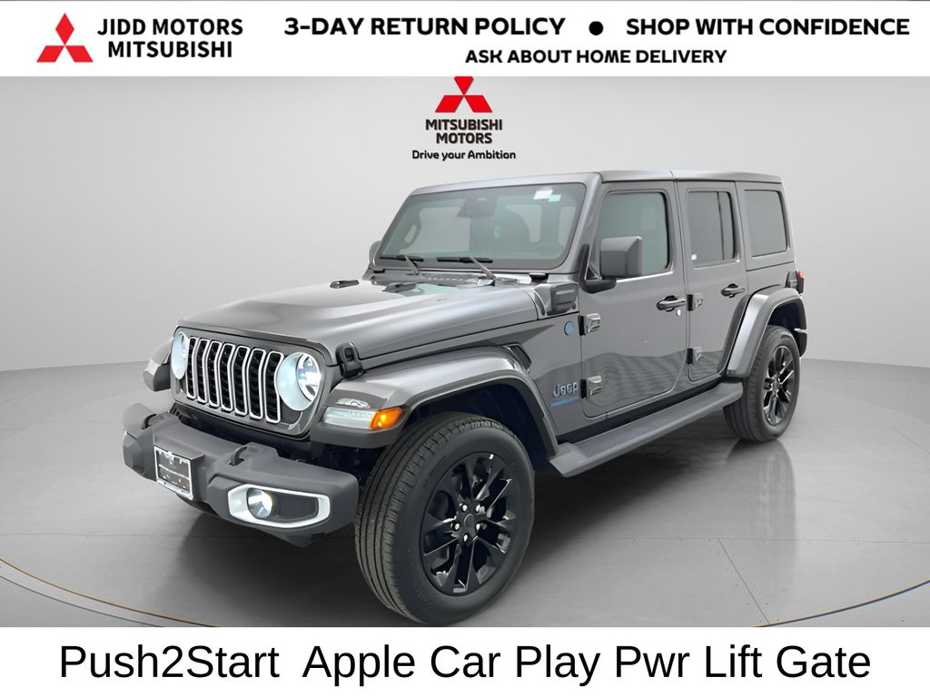 Gray (Granite Crystal Metallic Clearcoat) 2025 Jeep Wrangler 4xe Sahara 4WD SUV / Crossover Four-Wheel Drive 8-Speed Automatic