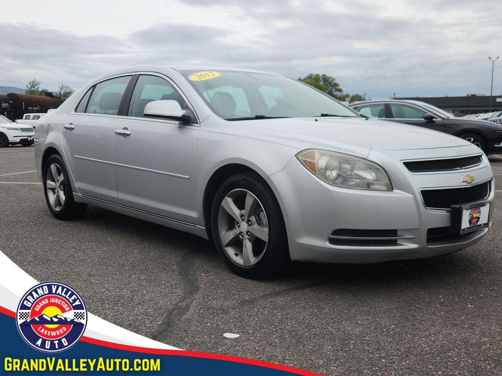 Silver Ice Metallic 2012 Chevrolet Malibu Sedan Front-Wheel Drive 6-Speed Automatic Overdrive