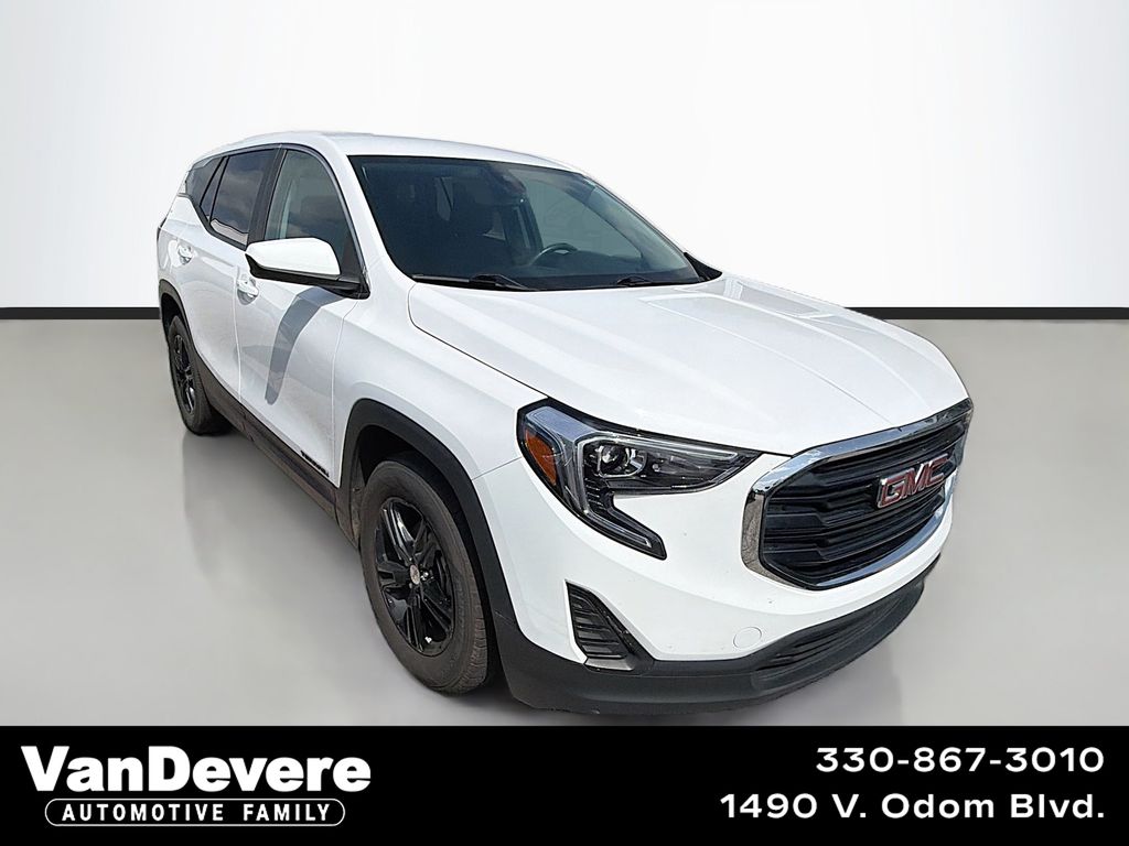 Summit White 2021 GMC Terrain SUV / Crossover Front-Wheel Drive 9-Speed Automatic