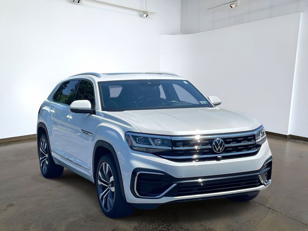 Used 2023 White Volkswagen 3.6L V6 SEL Premium R-Line image 3