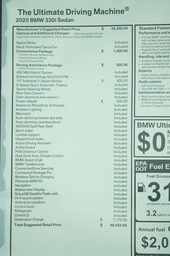 2025 BMW 3 Series 330i 8