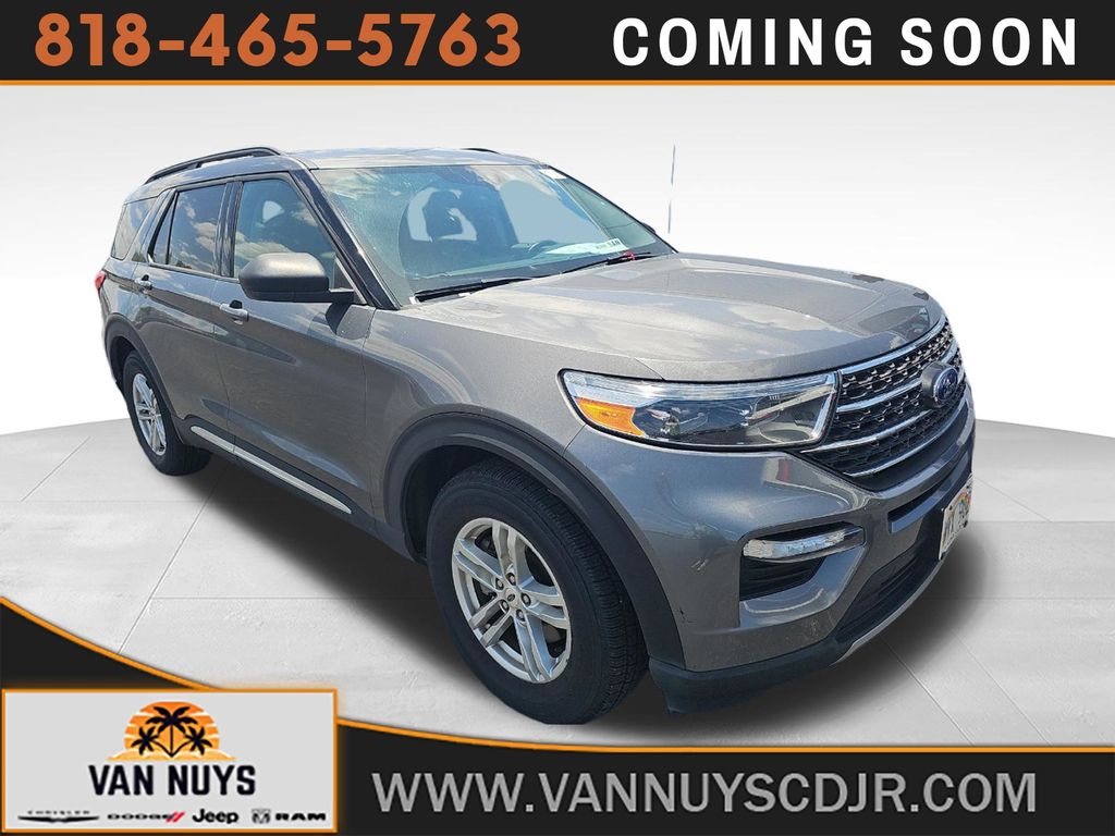 Carbonized Gray Metallic 2023 Ford Explorer SUV / Crossover Rear-Wheel Drive Automatic