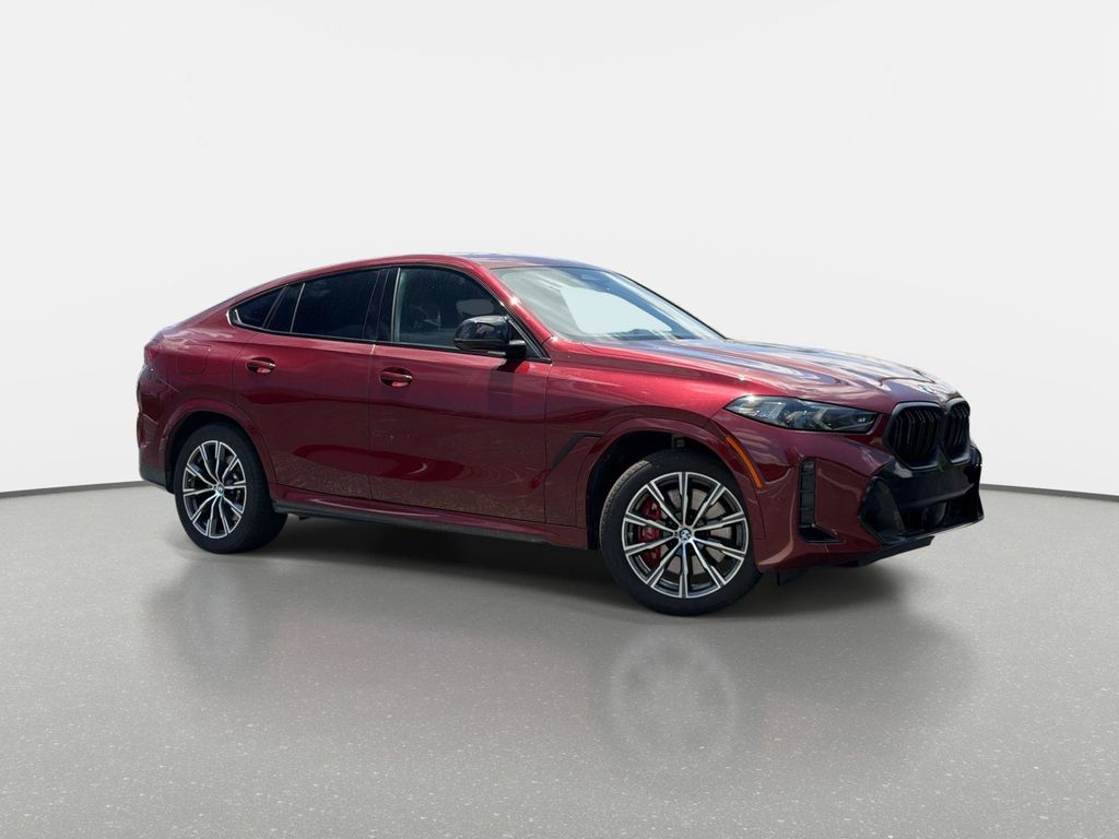 Red Metallic 2024 BMW X6 M60i xDrive AWD SUV / Crossover All-Wheel Drive Automatic