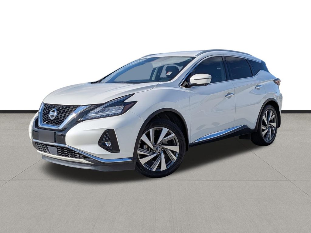 Pearl White Tricoat 2019 Nissan Murano SL FWD SUV / Crossover Front-Wheel Drive Continuously Variable Transmission
