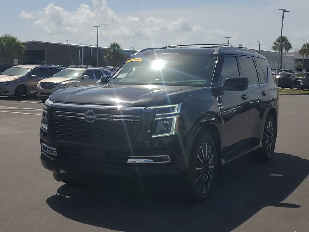 Super Black 2025 Nissan Armada SUV / Crossover 4X2 9-Speed Automatic