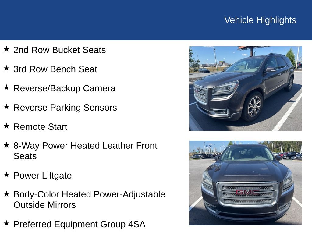 2015 GMC Acadia SLT-1