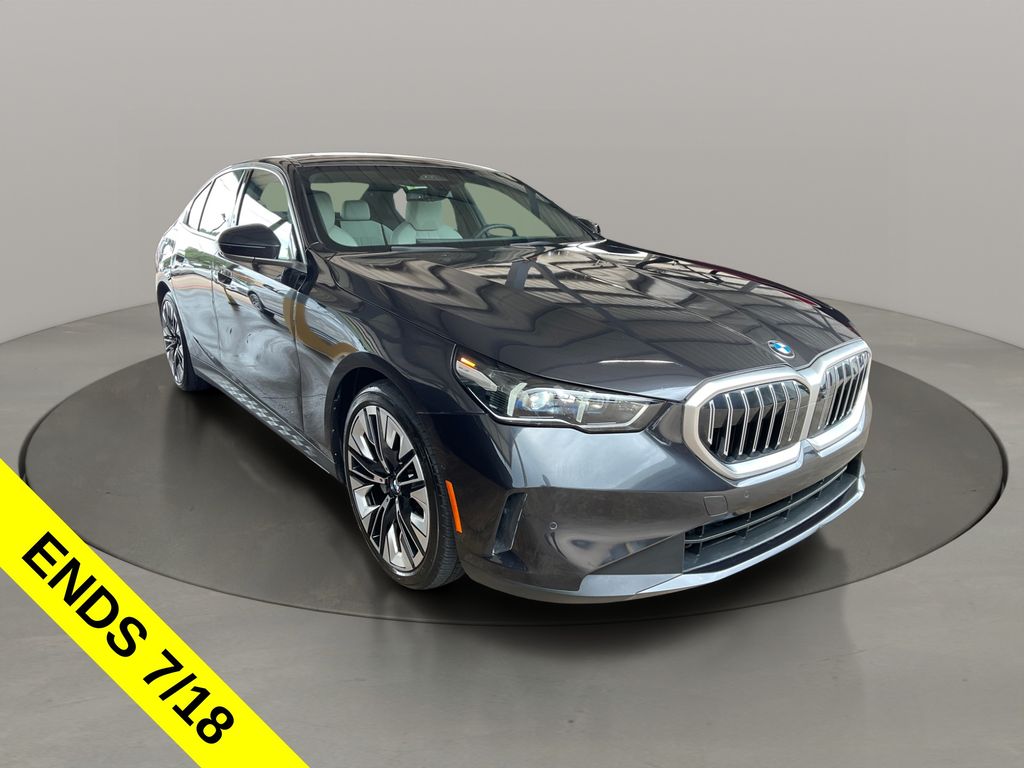 Gray (Dark Graphite Metallic) 2024 BMW 5 Series Sedan Rear-Wheel Drive 8-Speed Automatic