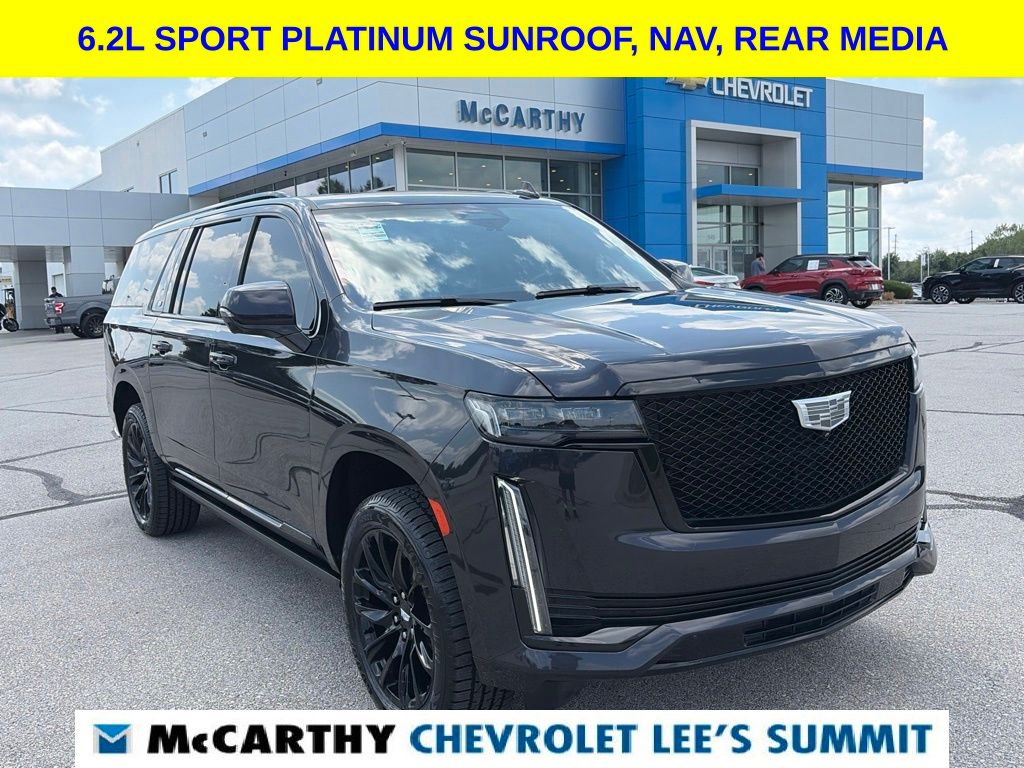 Galactic Gray 2022 Cadillac Escalade ESV SUV / Crossover Four-Wheel Drive
