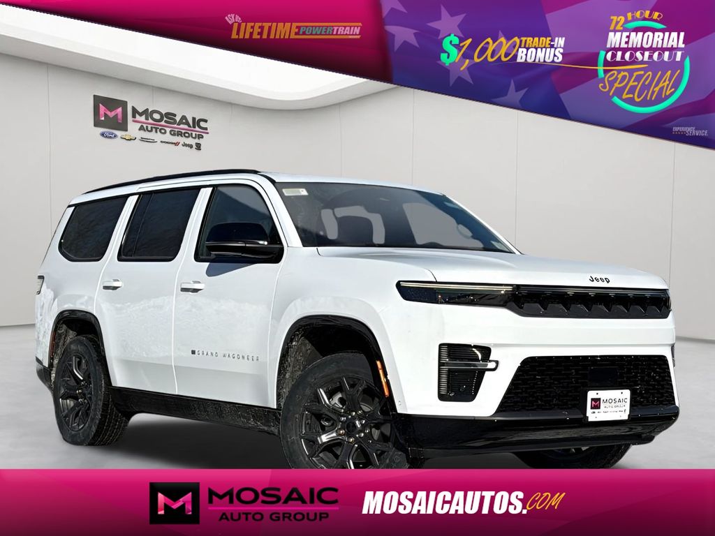 Bright White Clearcoat 2026 Jeep Grand Wagoneer Limited Altitude 4WD SUV / Crossover Four-Wheel Drive 8-Speed Automatic