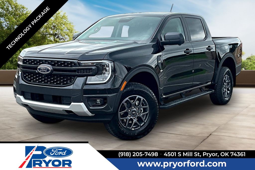 Shadow Black 2026 Ford Ranger Pickup Truck Four-Wheel Drive Automatic