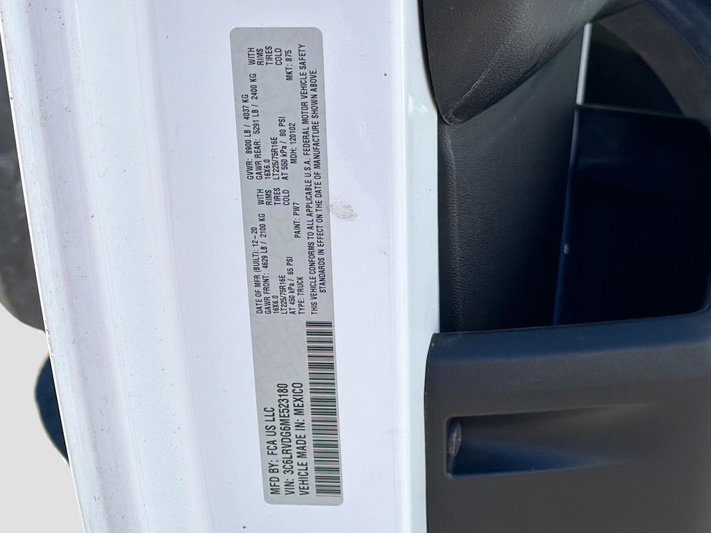 Used 2021 White Ram High Roof image 25