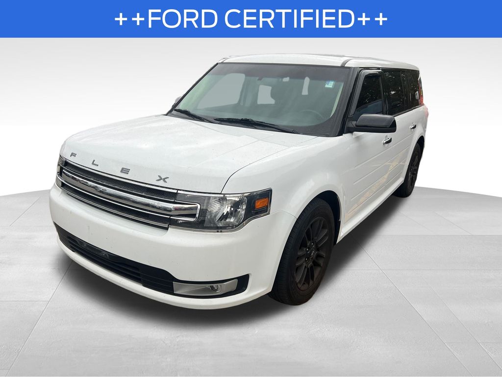 Oxford White 2018 Ford Flex SEL AWD SUV / Crossover All-Wheel Drive 6-Speed Automatic