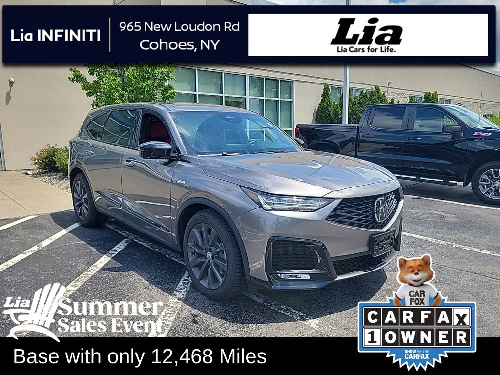 Liquid Carbon Metallic 2025 Acura MDX SUV / Crossover All-Wheel Drive Automatic