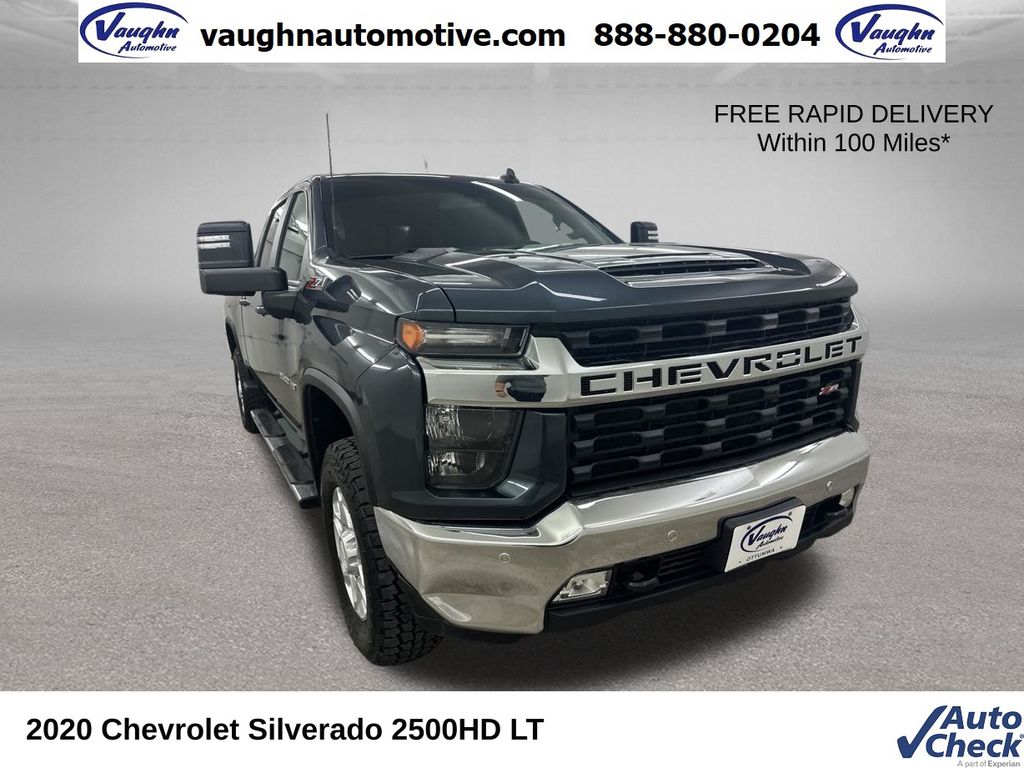 Shadow Gray Metallic 2020 Chevrolet Silverado 2500HD Pickup Truck Four-Wheel Drive 6-Speed Automatic