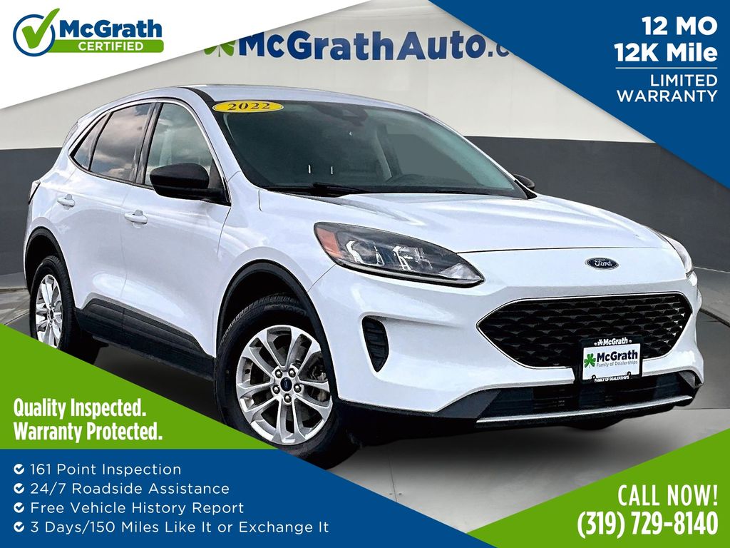 Oxford White 2022 Ford Escape SUV / Crossover All-Wheel Drive 8-Speed Automatic