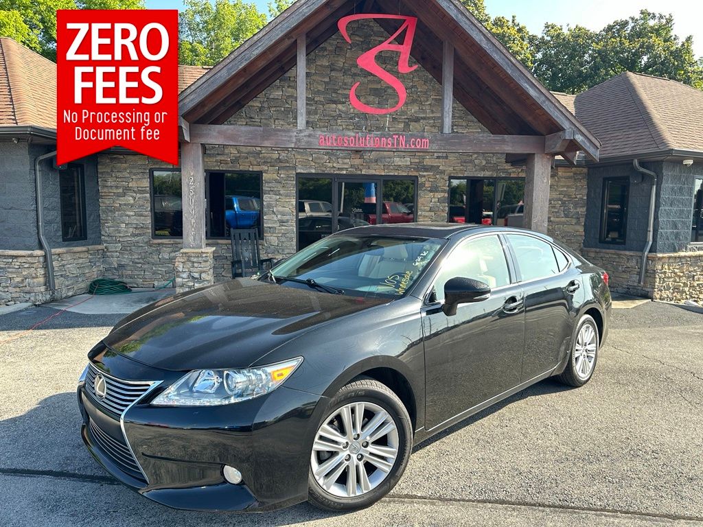 Black (Obsidian) 2014 Lexus ES Sedan Front-Wheel Drive 6-Speed Automatic