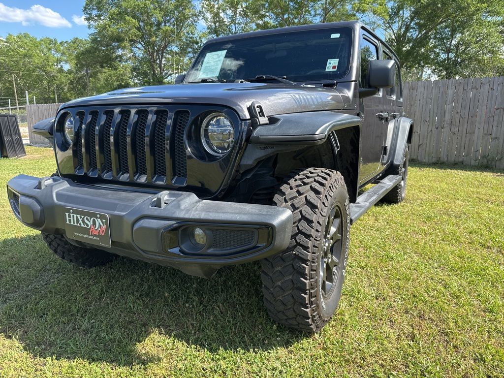 Gray (Granite Crystal Metallic Clearcoat) 2021 Jeep Wrangler Unlimited Willys 4WD SUV / Crossover Four-Wheel Drive 8-Speed Automatic