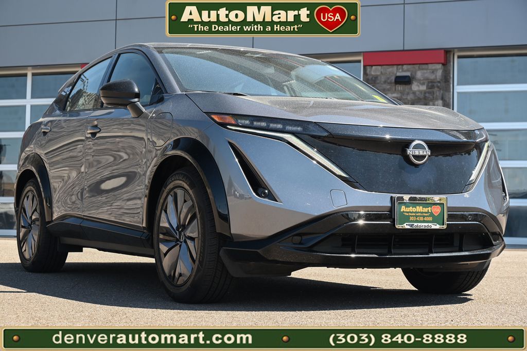 Gray (Gun Metallic) 2024 Nissan Ariya SUV / Crossover All-Wheel Drive Continuously Variable Transmission