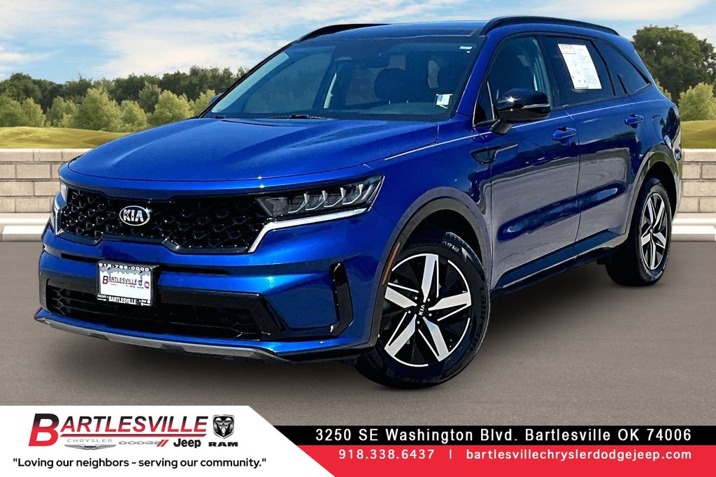 Sapphire Blue 2021 Kia Sorento S FWD SUV / Crossover Front-Wheel Drive 8-Speed Automatic