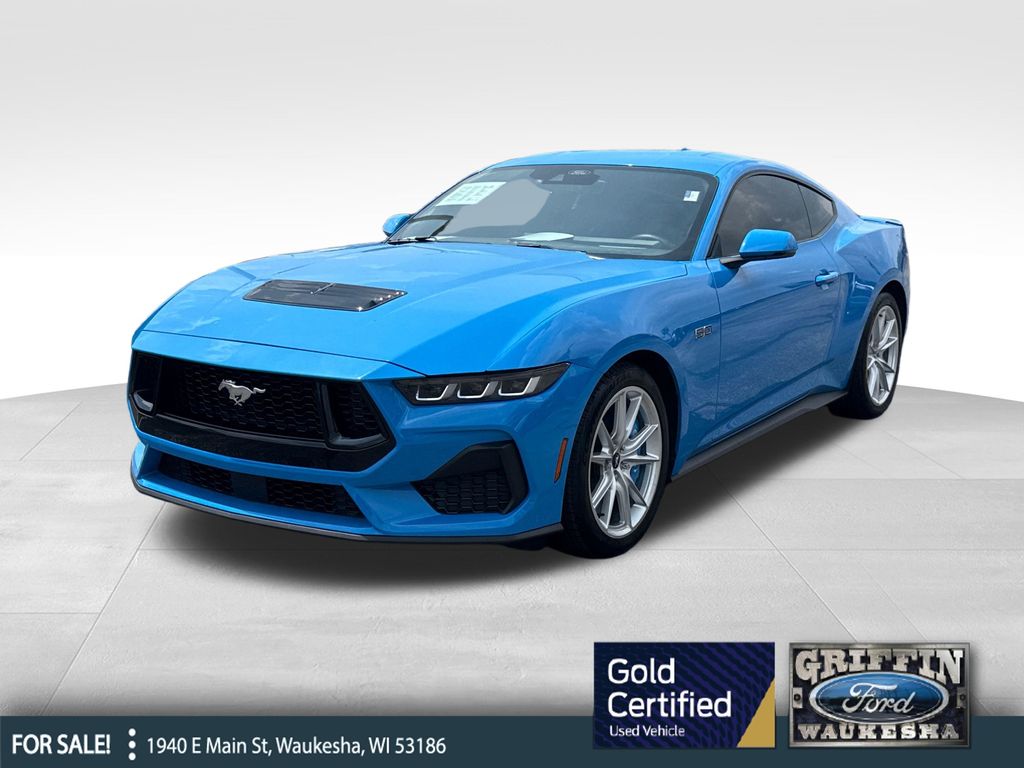 Grabber Blue Metallic 2024 Ford Mustang Coupe Rear-Wheel Drive Automatic