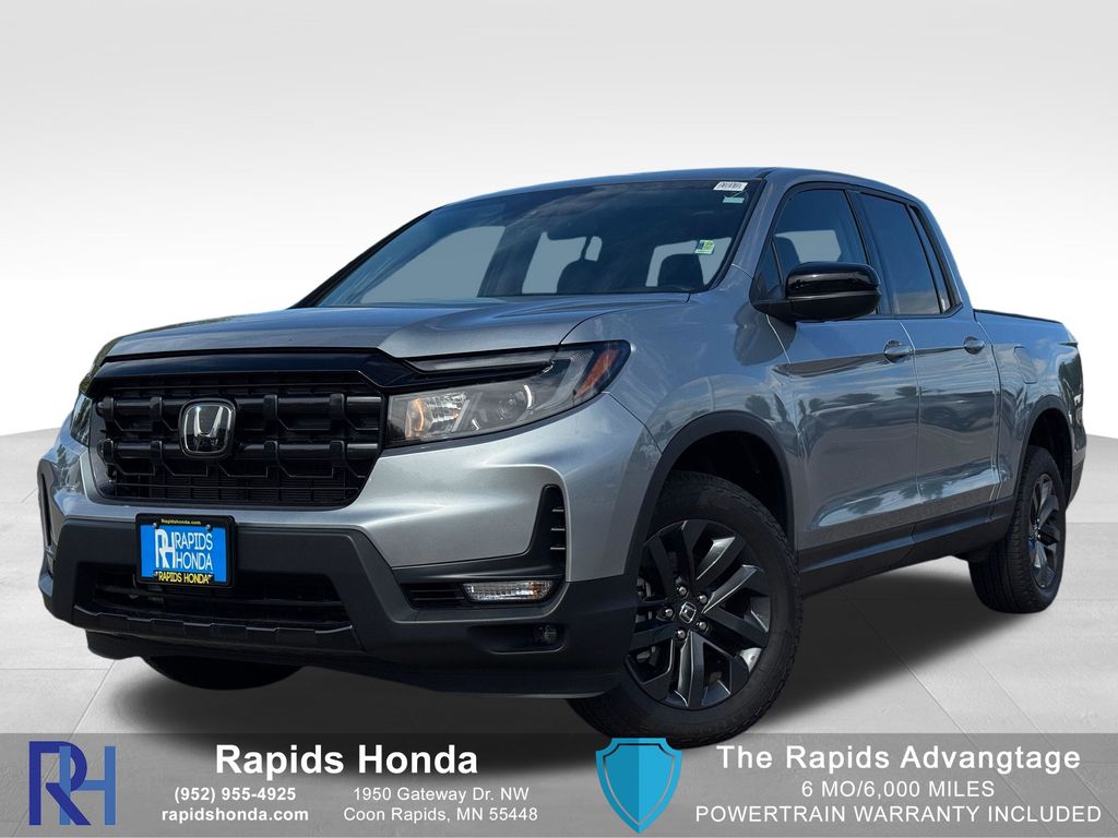 Silver Metallic 2026 Honda Ridgeline Pickup Truck All-Wheel Drive 9-Speed Automatic