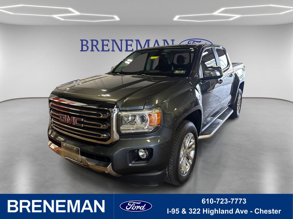 Cyber Gray Metallic 2016 GMC Canyon Pickup Truck Four-Wheel Drive 6-Speed Automatic