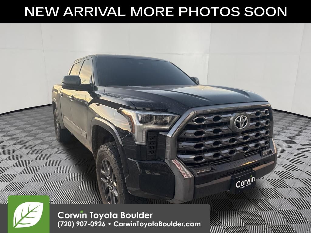 Midnight Black Metallic 2023 Toyota Tundra Pickup Truck Four-Wheel Drive Automatic