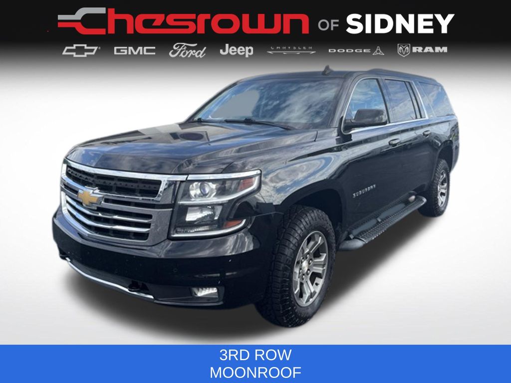 Black 2017 Chevrolet Suburban SUV / Crossover Four-Wheel Drive 6-Speed Automatic Overdrive