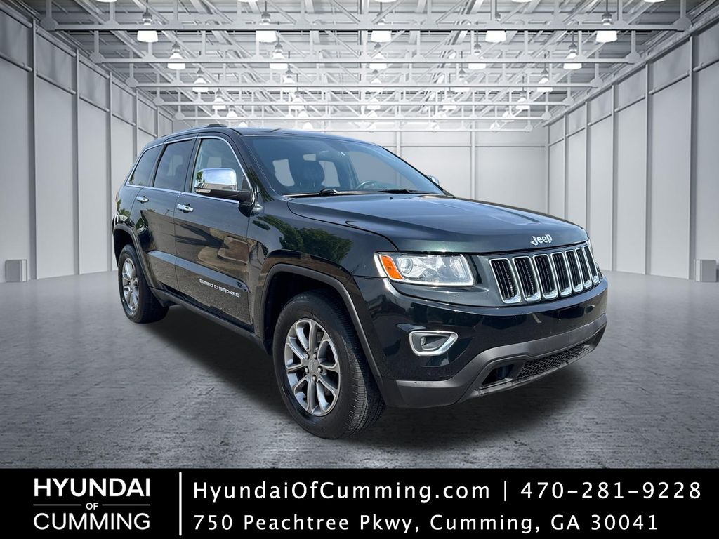 Black Forest Green Pearlcoat 2014 Jeep Grand Cherokee Limited 4WD SUV / Crossover Four-Wheel Drive 8-Speed Automatic