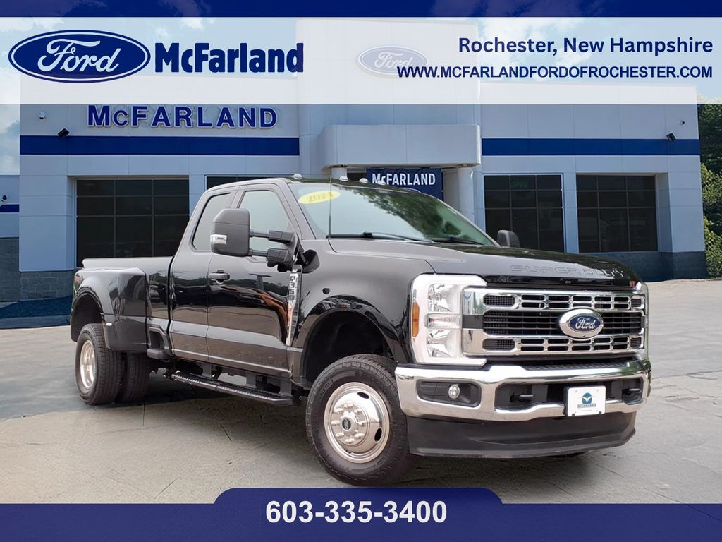 Black Metallic 2024 Ford F-350 Super Duty Pickup Truck Four-Wheel Drive Automatic