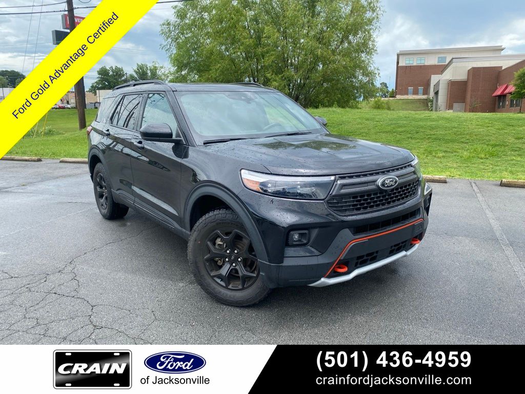 Agate Black Metallic 2023 Ford Explorer Timberline AWD SUV / Crossover All-Wheel Drive Automatic