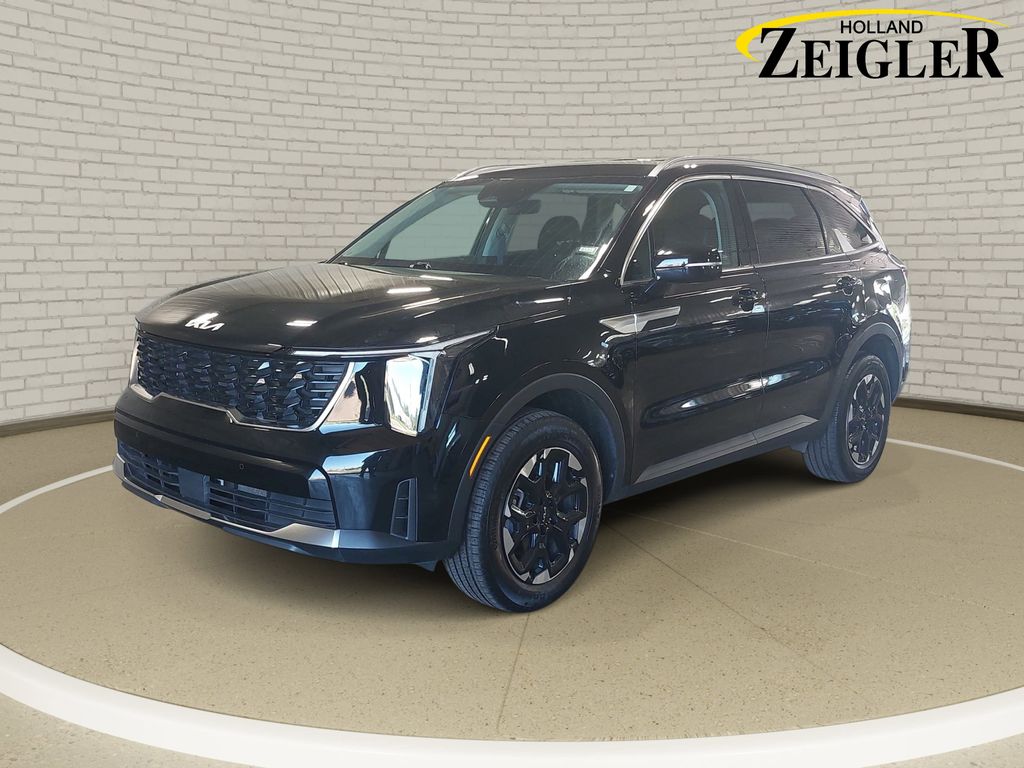 Ebony Black 2024 Kia Sorento S AWD SUV / Crossover All-Wheel Drive 8-Speed Automatic