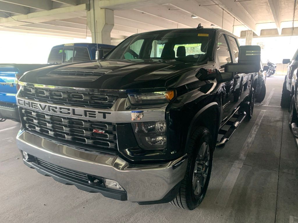 Black 2022 Chevrolet Silverado 2500HD Pickup Truck Four-Wheel Drive Automatic