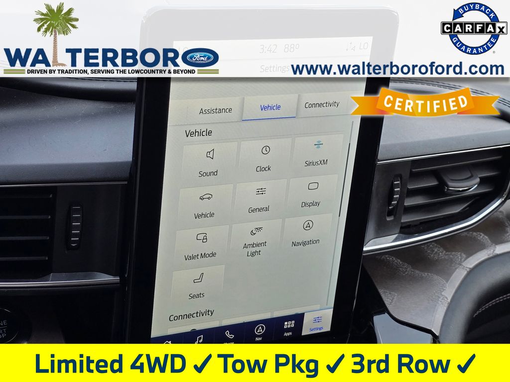 2022 Ford Explorer Platinum White at Stokes Volkswagen