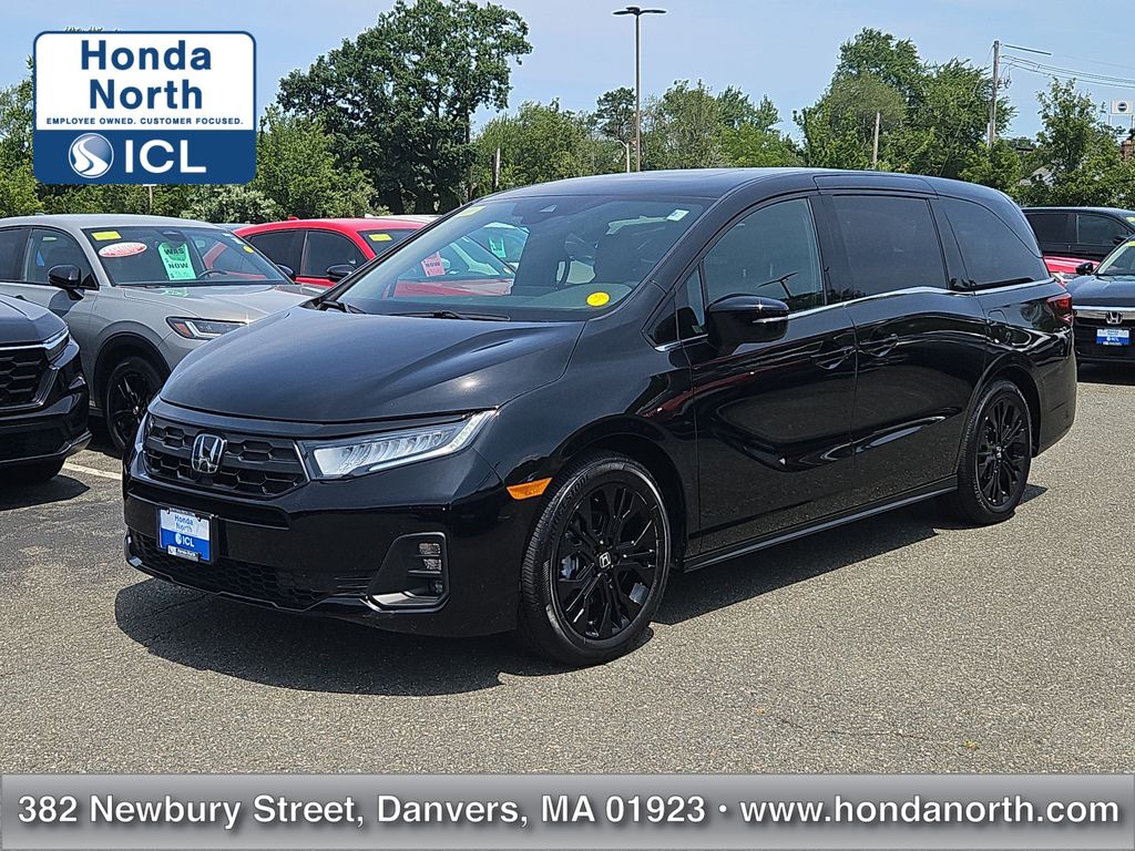 Black 2025 Honda Odyssey Minivan Front-Wheel Drive Automatic