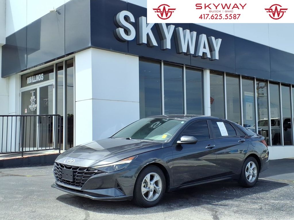 Portofino Gray 2022 Hyundai Elantra Sedan Front-Wheel Drive Automatic