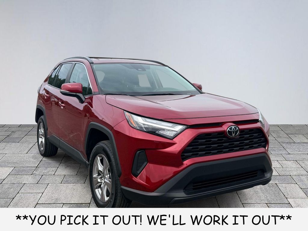 Red (Ruby Flare Pearl) 2025 Toyota RAV4 XLE FWD SUV / Crossover Front-Wheel Drive 8-Speed Automatic