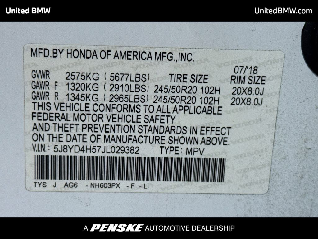 Thumbnail: 2018 Acura MDX - 15