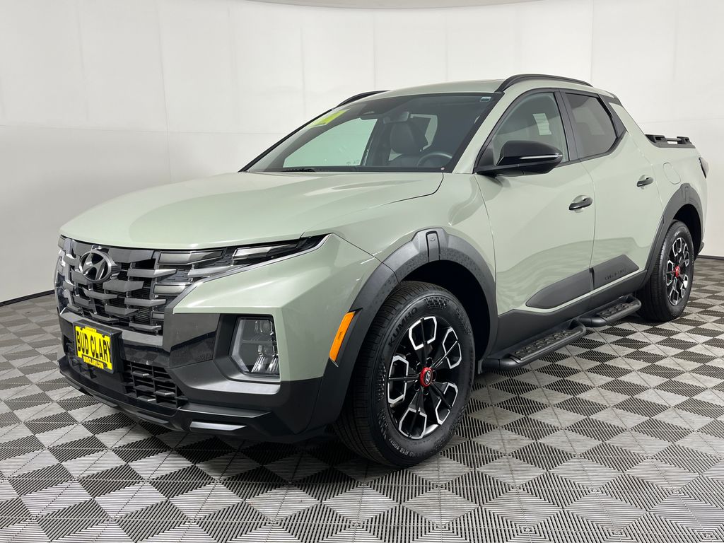 Sage Gray 2024 Hyundai Santa Cruz XRT Crew Cab AWD Pickup Truck All-Wheel Drive Automatic