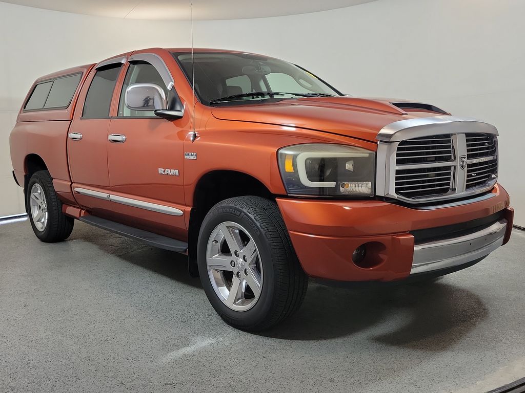 Sunburst Orange Pearlcoat 2008 Dodge RAM 1500 Pickup Truck Four-Wheel Drive 5-Speed Automatic