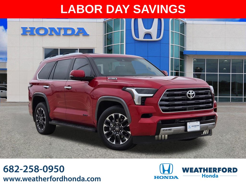 Supersonic Red 2025 Toyota Sequoia SUV / Crossover Four-Wheel Drive Automatic