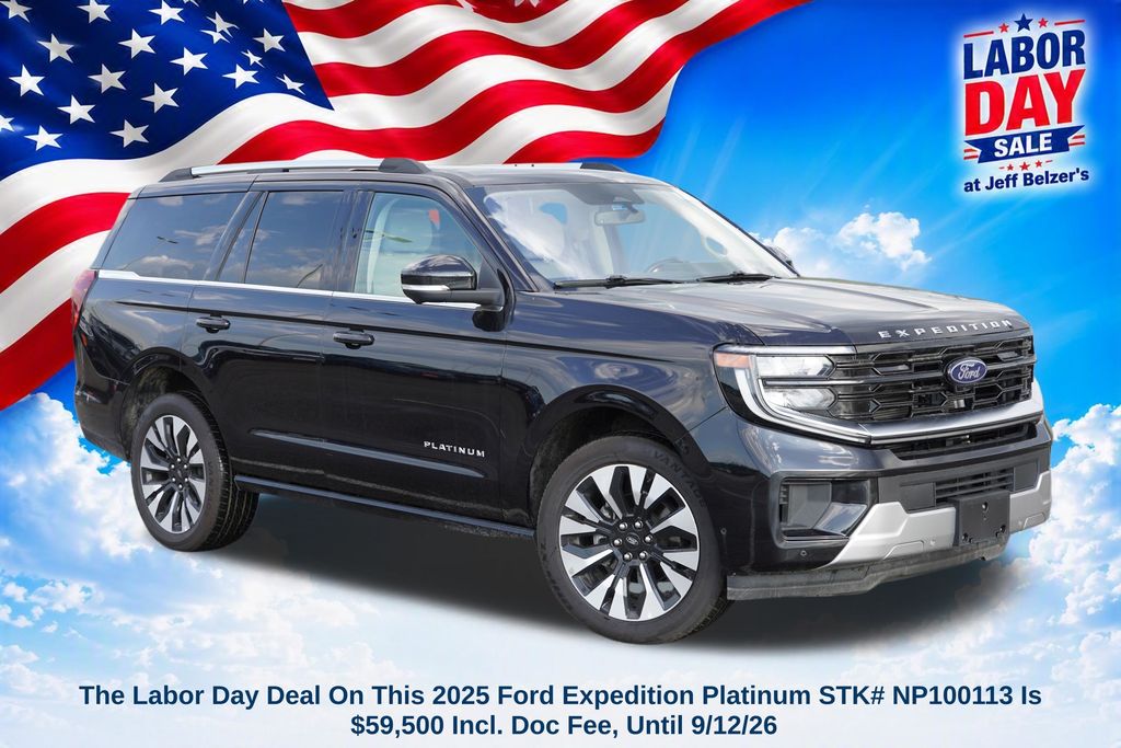 Black Metallic 2025 Ford Expedition SUV / Crossover Four-Wheel Drive Automatic
