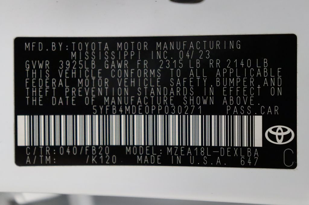 2023 Toyota Corolla LE 17