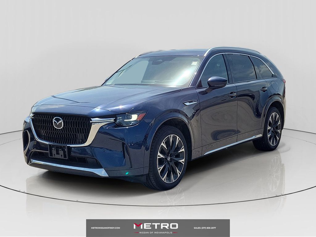 Deep Crystal Blue Mica 2024 Mazda CX-90 SUV / Crossover All-Wheel Drive 8-Speed Automatic