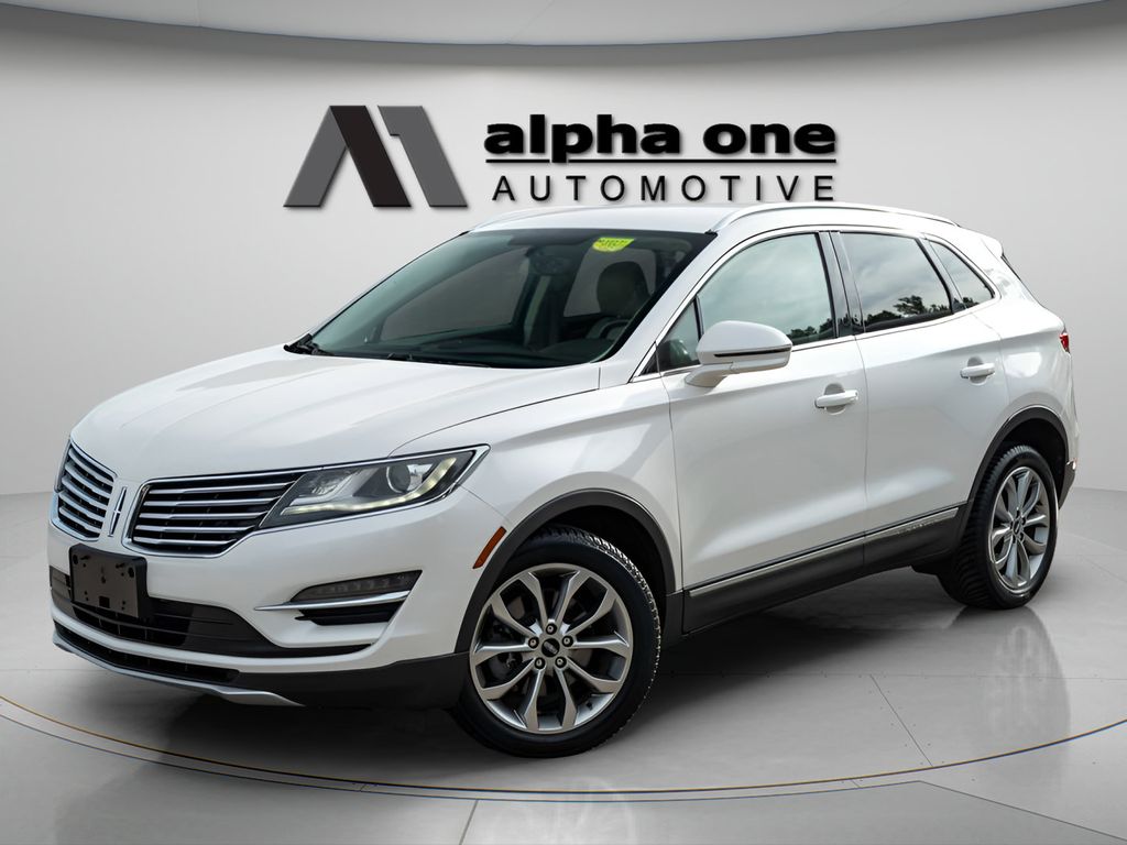 White Platinum Clearcoat Metallic 2018 Lincoln MKC SUV / Crossover Front-Wheel Drive 6-Speed Automatic