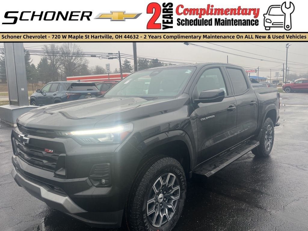 Black 2026 Chevrolet Colorado Pickup Truck Four-Wheel Drive 8-Speed Automatic